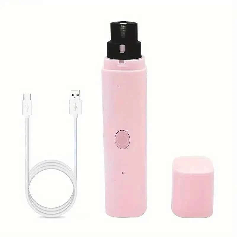 Gentle Electric Pet Nail Grinder – Stress-Free Claw Trimmer with LED Light and Safety Guard