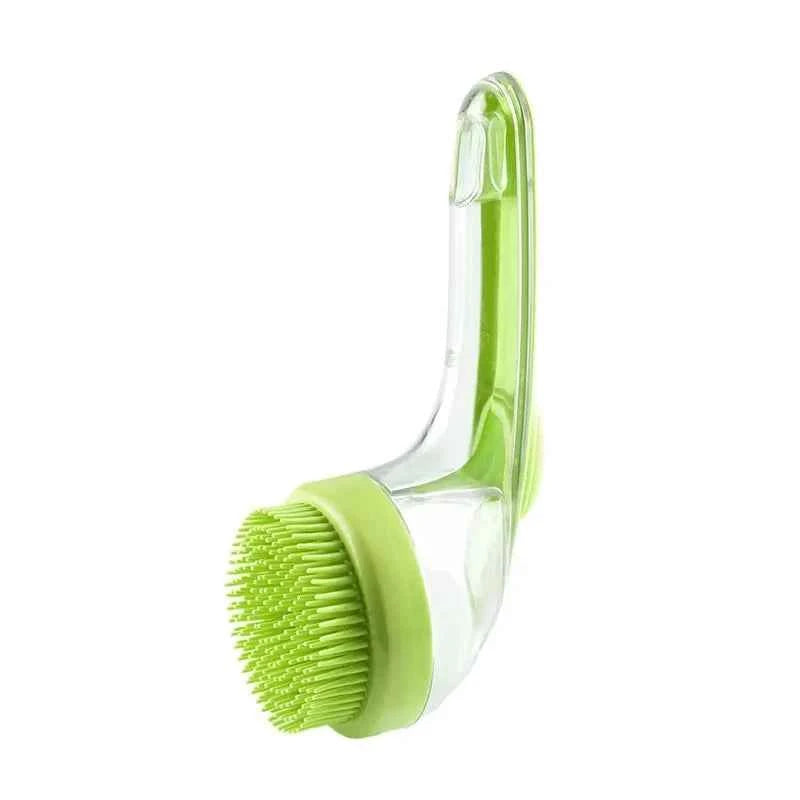 Soft Silicone Pet Bath Massage Brush - Enhance Your Dog or Cat's Bathing Experience