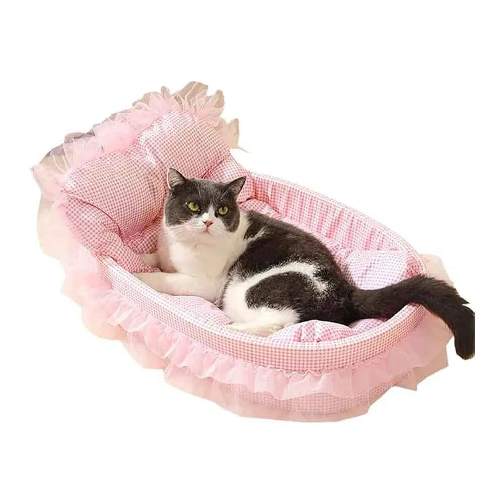 Elegant Cat Princess Sofa Bed - The Ultimate Cozy Retreat for Your Feline Royalty