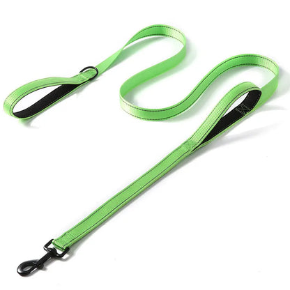 Heavy Duty Double Handle Dog Leash: Ultimate Control for Safe Training & Walks