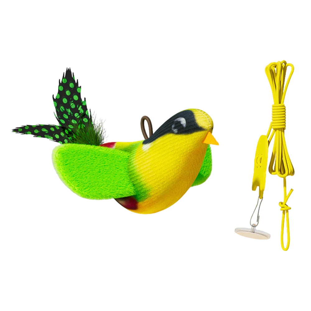 Jouet interactif pour chat, balle roulante automatique avec queue artificielle, jouet électrique intelligent rechargeable pour animal de compagnie imitant une souris