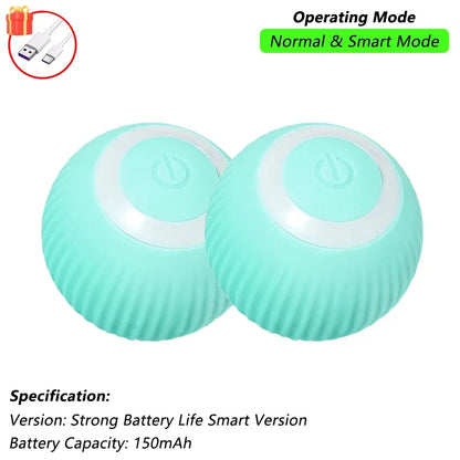 Jouet interactif pour chat, balle roulante automatique avec queue artificielle, jouet électrique intelligent rechargeable pour animal de compagnie imitant une souris