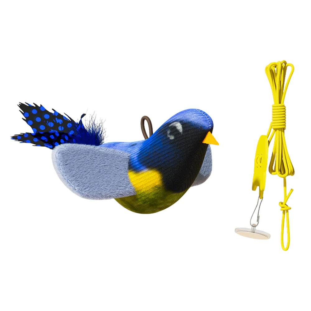 Jouet interactif pour chat, balle roulante automatique avec queue artificielle, jouet électrique intelligent rechargeable pour animal de compagnie imitant une souris